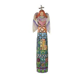 Jim Shore Angel Book Hanging Ornament 117709 Heartwood Creek Vintage 2004 *FLAW*